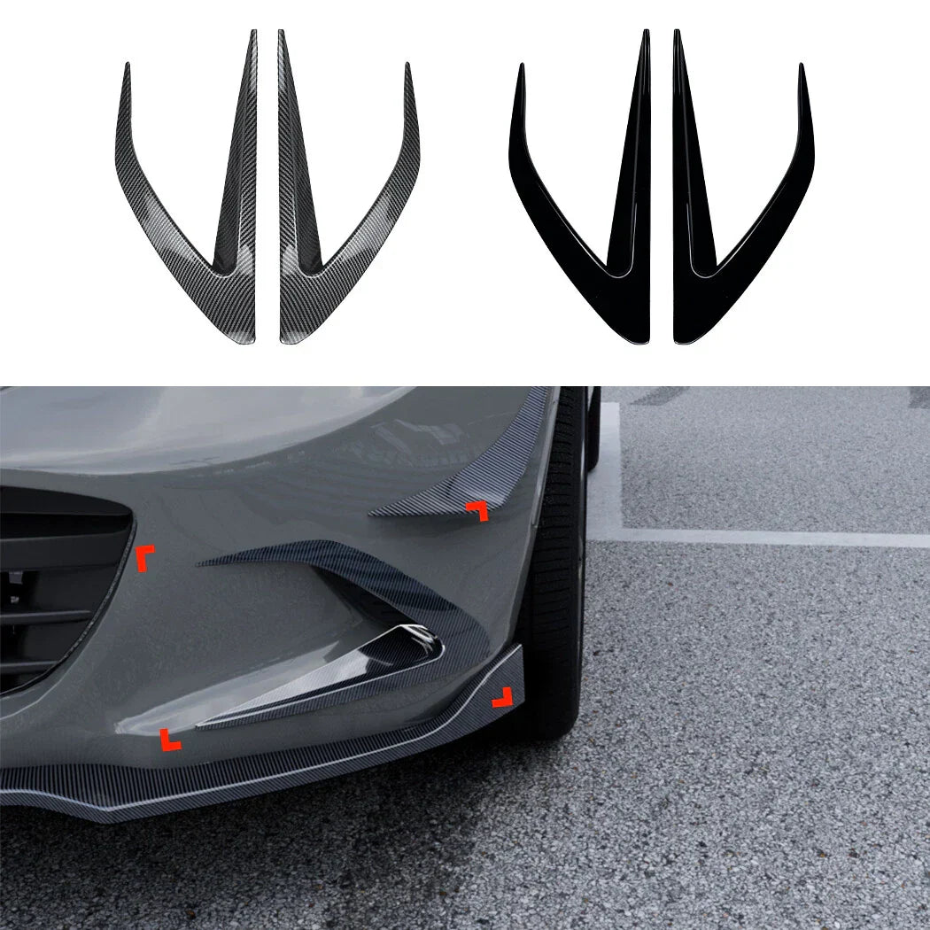 Front Bumper Side Vent Canards Splitter for Mazda MX-5 Miata ND (2016–2024)