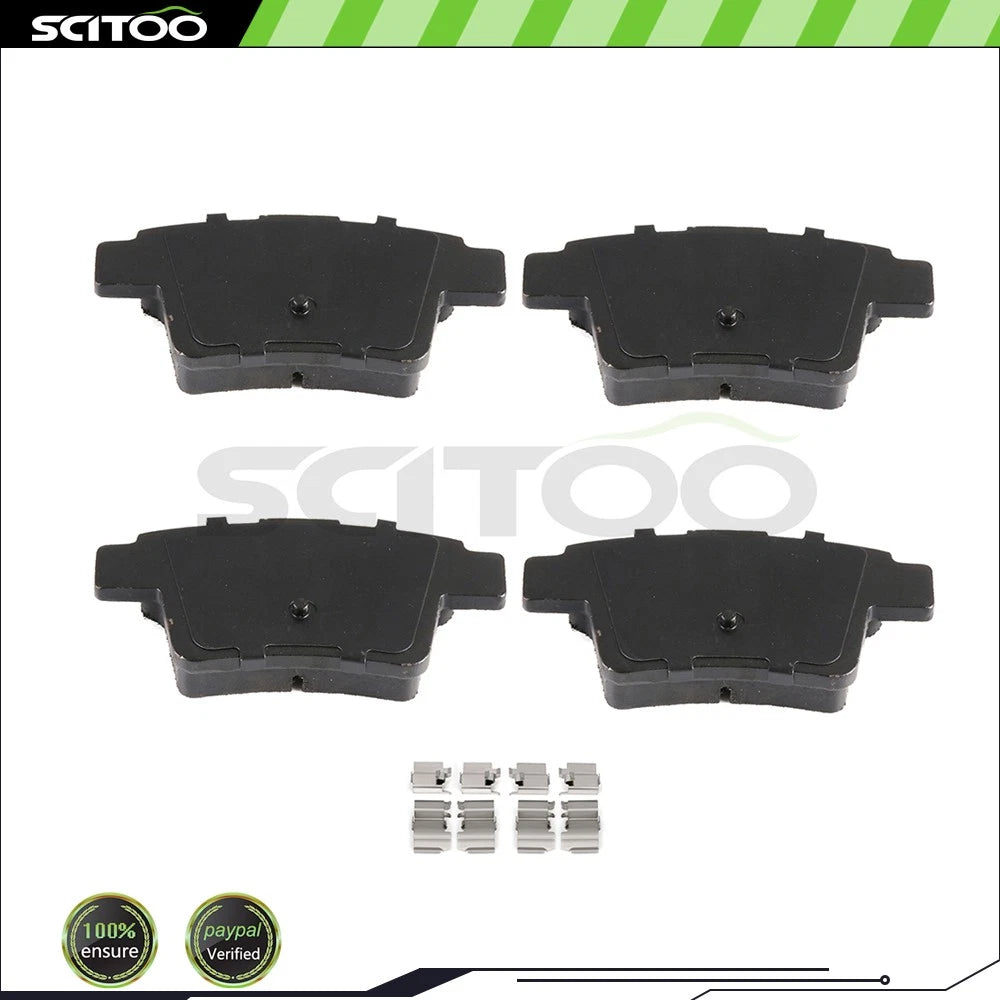 4X Rear Metallic Brake Pads for Mercury Sable (2008–2009) & Ford Five Hundred (2005–2007)