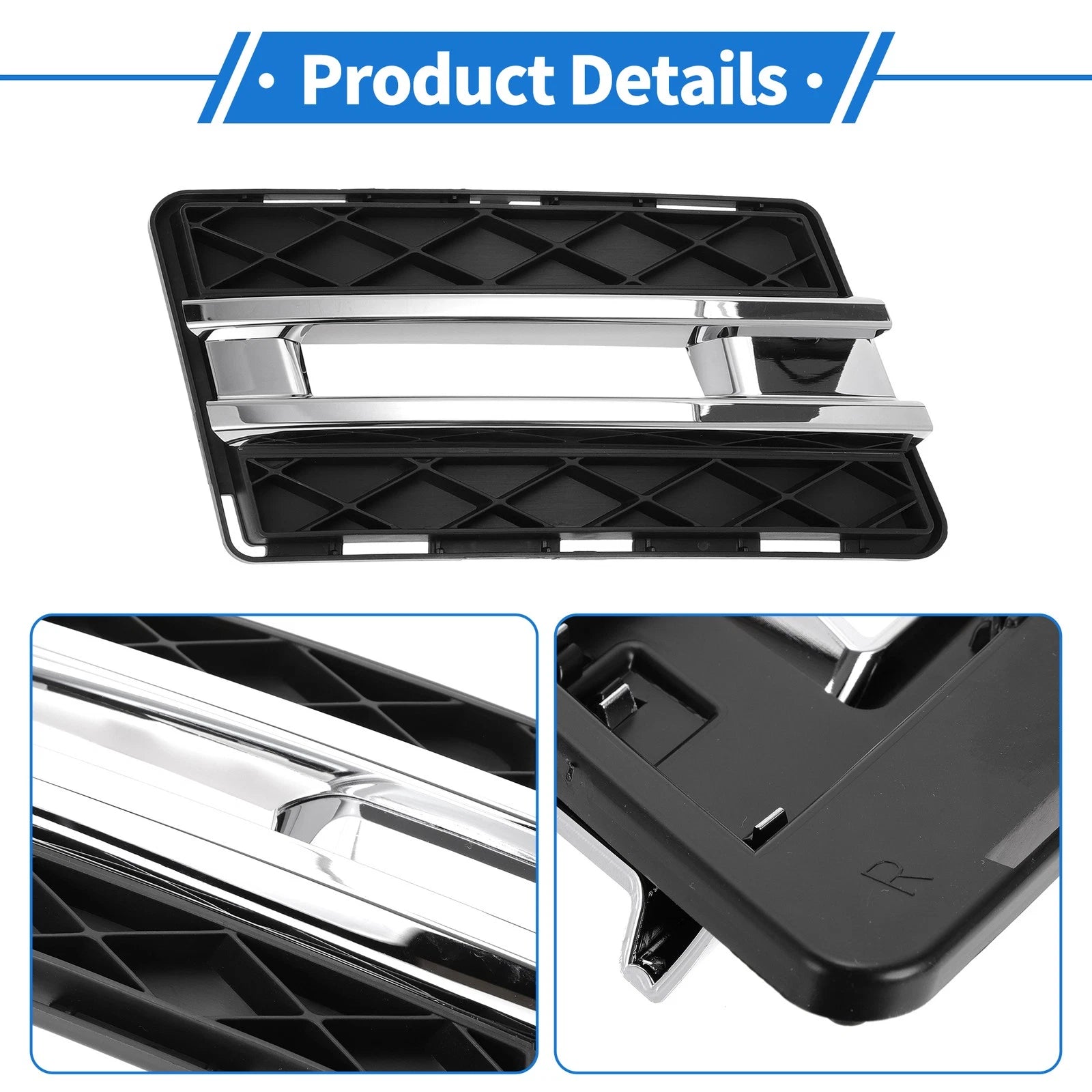 Fog Light Grill for Mercedes-Benz GLK-Class (No. 2048854123) (2008–2015)