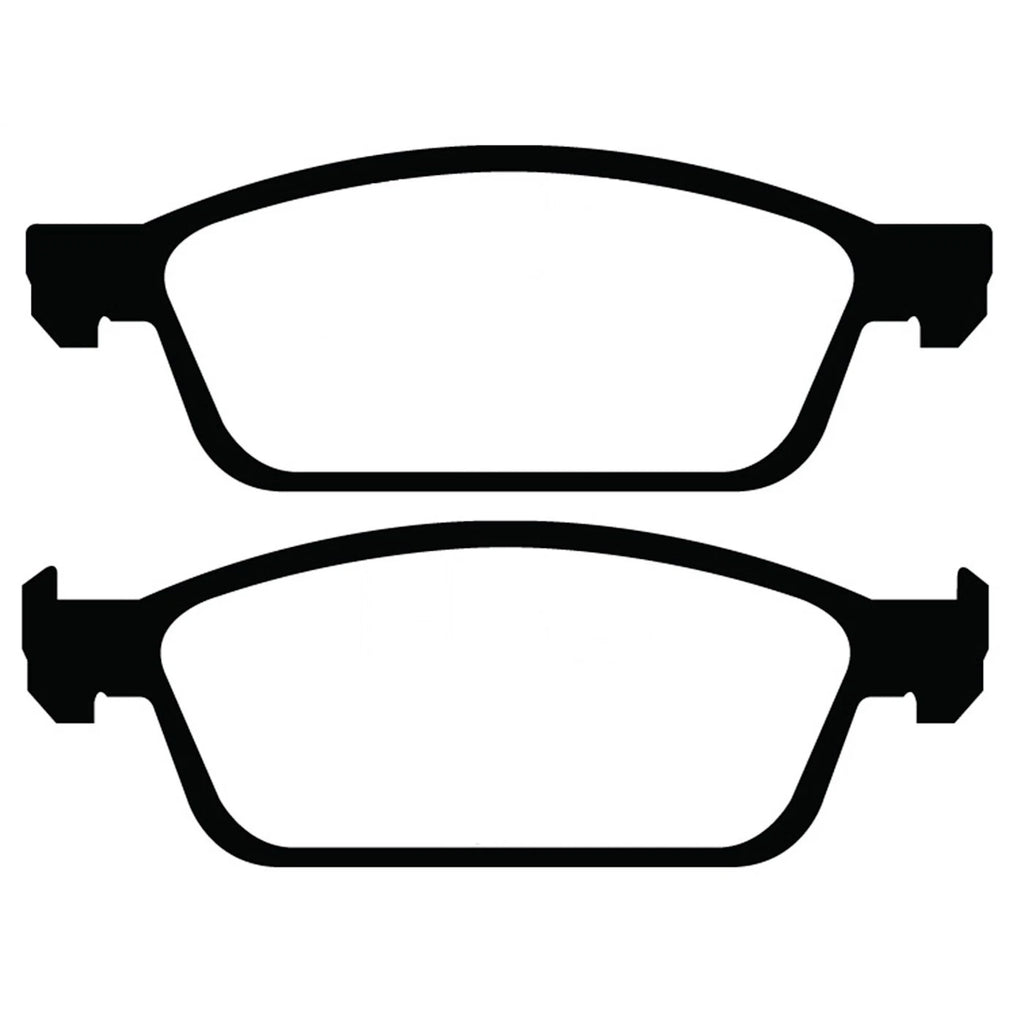 Set of 2 Brake Pads for Ford Transit Connect, Escape