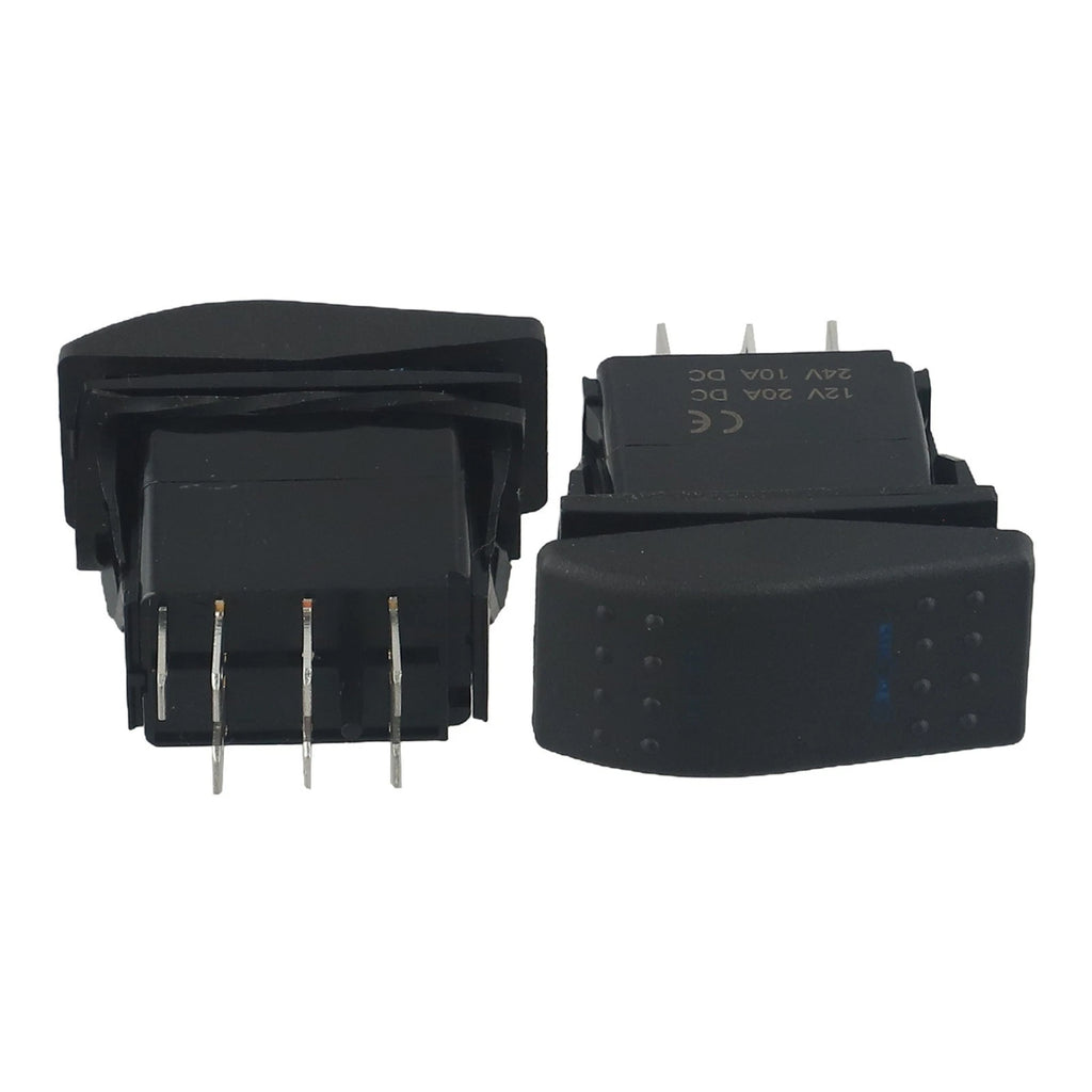 2X Momentary DPDT Switches for Boat LED 12V 20A (Universal)