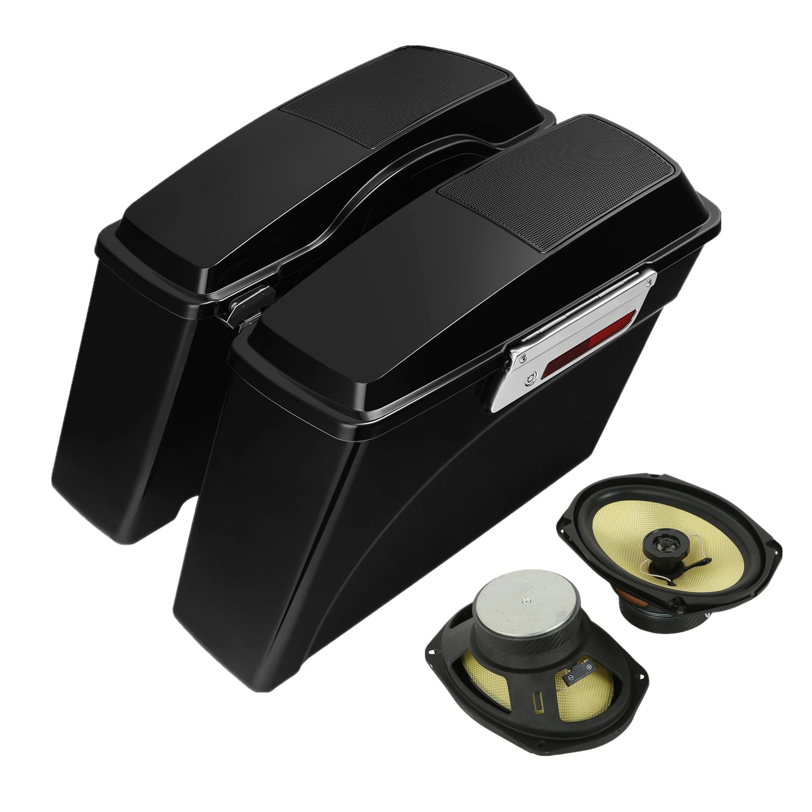 Hard Saddlebag & 6x9" Speakers for Harley Touring Road Glide King (1994–2013)