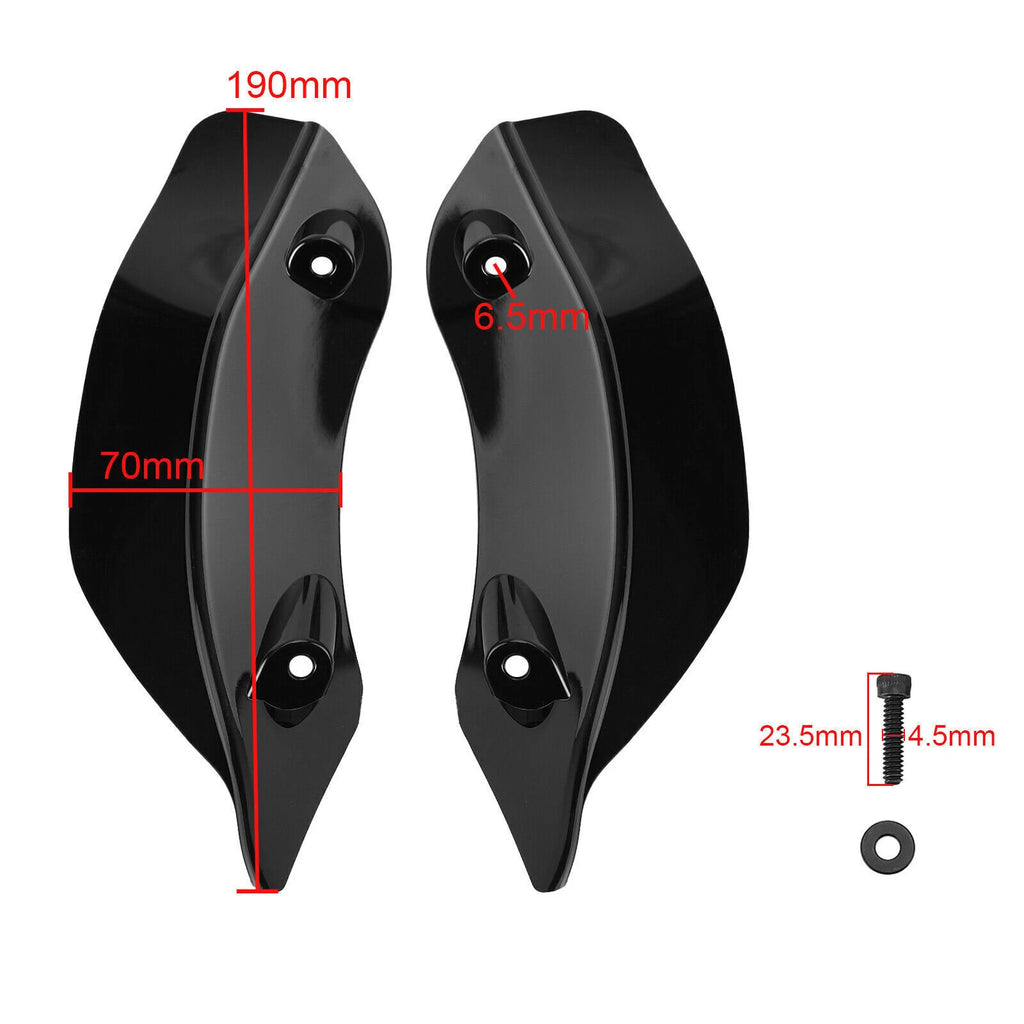 Fairing Windshield Side Wing Wind Deflector for Harley Touring Road Glide (2015–2021) T9