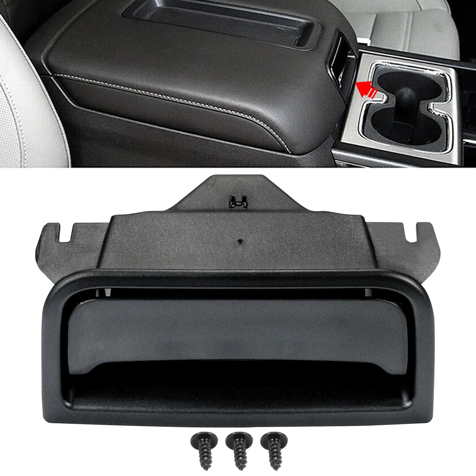 Center Console Armrest Latch Handle for Chevy Suburban Tahoe (2014–2020)