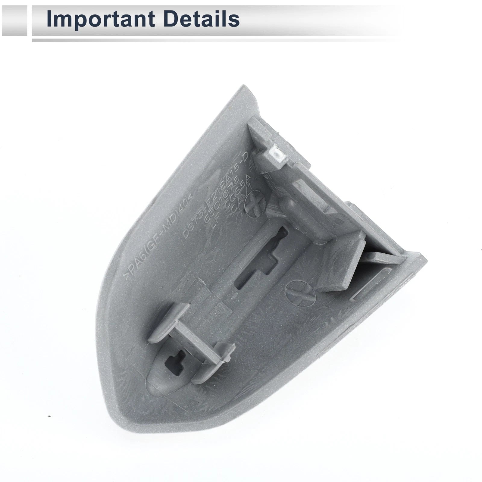 Front Left Door Handle Protector for Ford Mondeo Edge Taurus (2013–2020) White