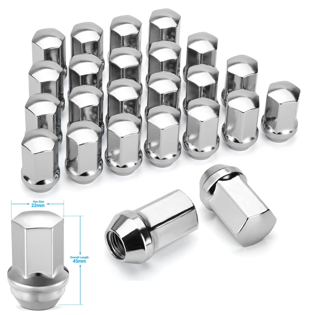 Solid Lug Nuts for Chevrolet Tahoe Blazer Silverado 1500 (1999-2021)