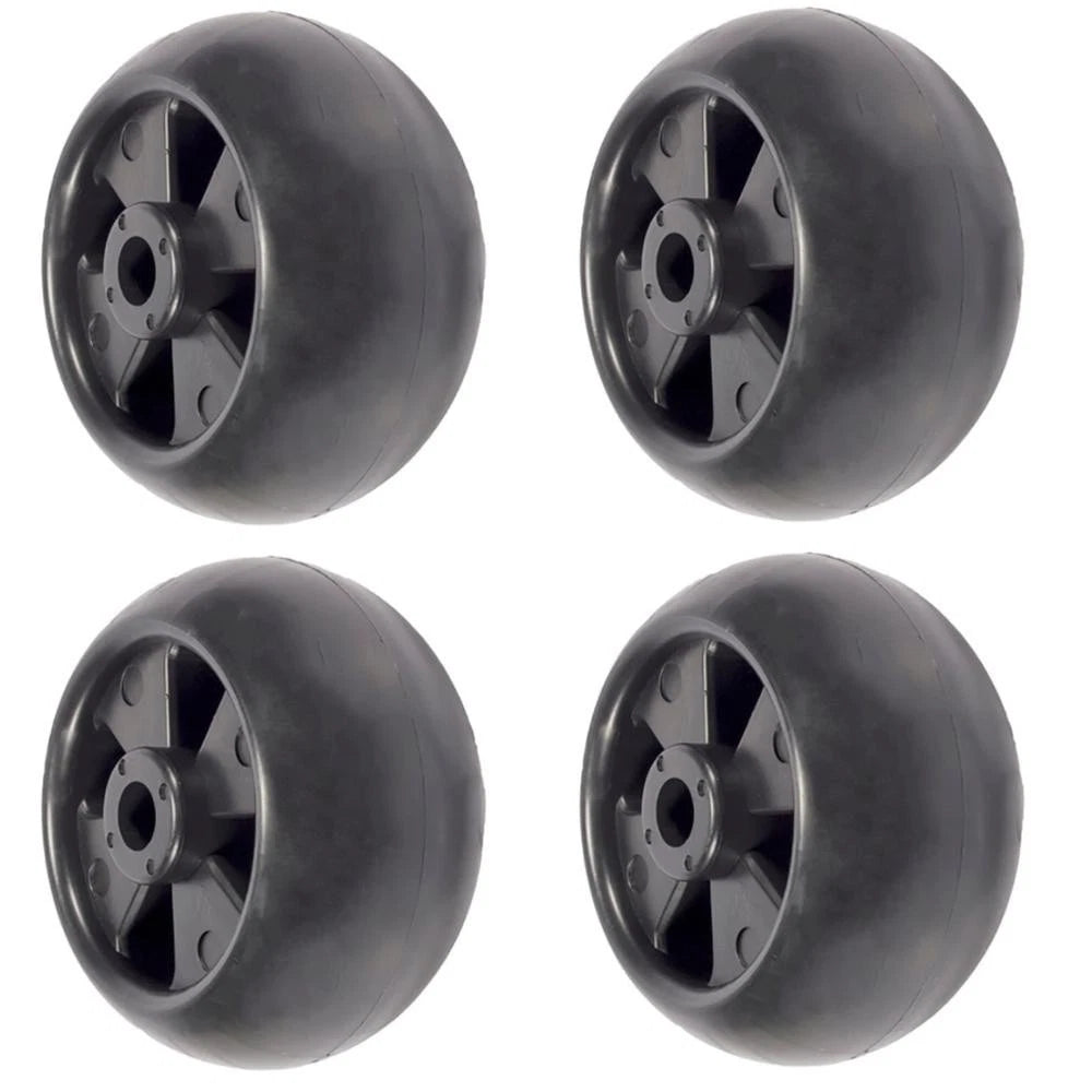Set of 4 Rotary Deck Wheels for John Deere (AM-116299, M111489)