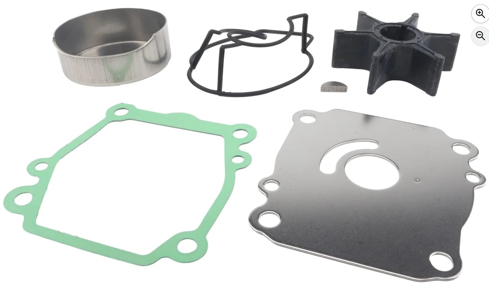 Outboard Water Pump Impeller Repair Kit 17400-99E10 for Suzuki 50-60 HP (1990–2023)