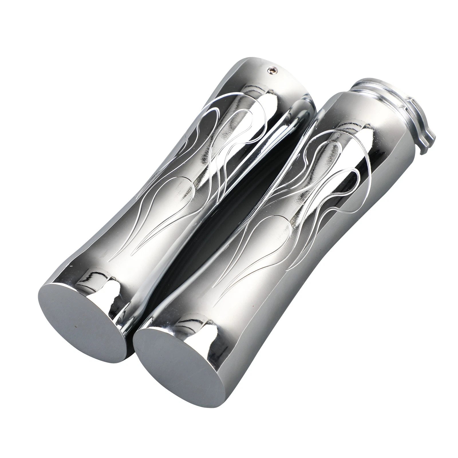 Chrome 1" Handlebar Grip for Honda Shadow VLX 600 750 Spirit VTX 1300 1800