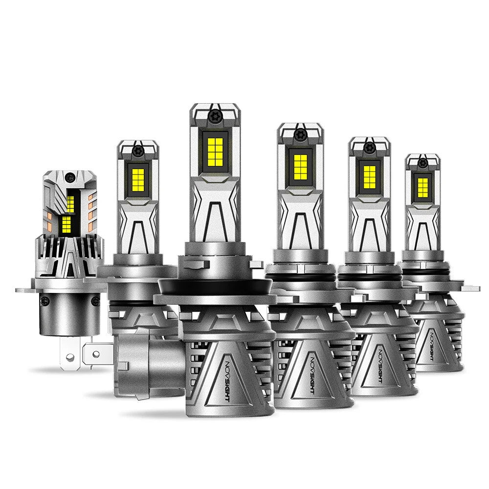 2X LED Headlight Bulbs 9005 9006 H4 H11 for Plug&Play Vehicles