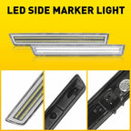 White Rear LED Side Marker Light for Dodge Challenger (2015–2022)