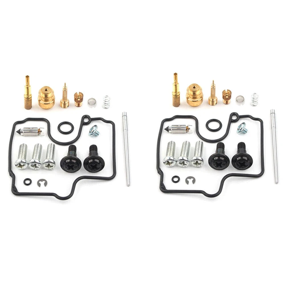 2X Carburetor Gaskets Jets Repair Kits for Suzuki SV650 SV650S (1999–2002)
