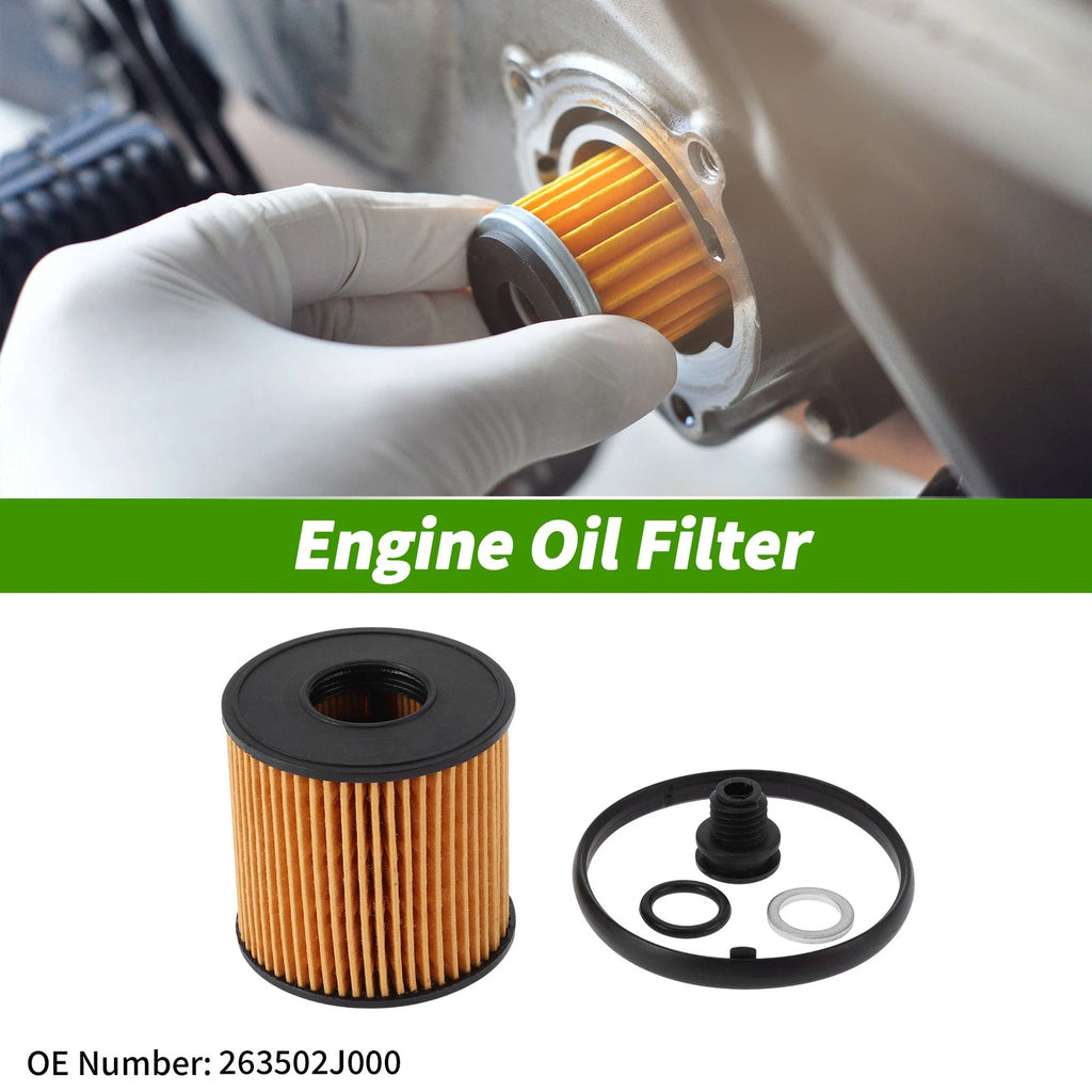 Engine Oil Filter No.263502J000 for Hyundai Sonata Hybrid (2011–2019)