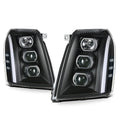 LED Switchback Projector Headlights for Cadillac Escalade ESV EXT (2007–2014)
