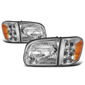 OE Style Headlights for Toyota Sequoia/Tundra (2005–2007) Chrome/Amber