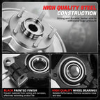 Front Right Loaded Wheel Bearing Knuckle for Dodge Caliber Compass Patriot (2007–2017)