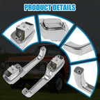 Chrome Pair Outside Door Handles for Chevy C/K 10 20 30 (1967–1972)