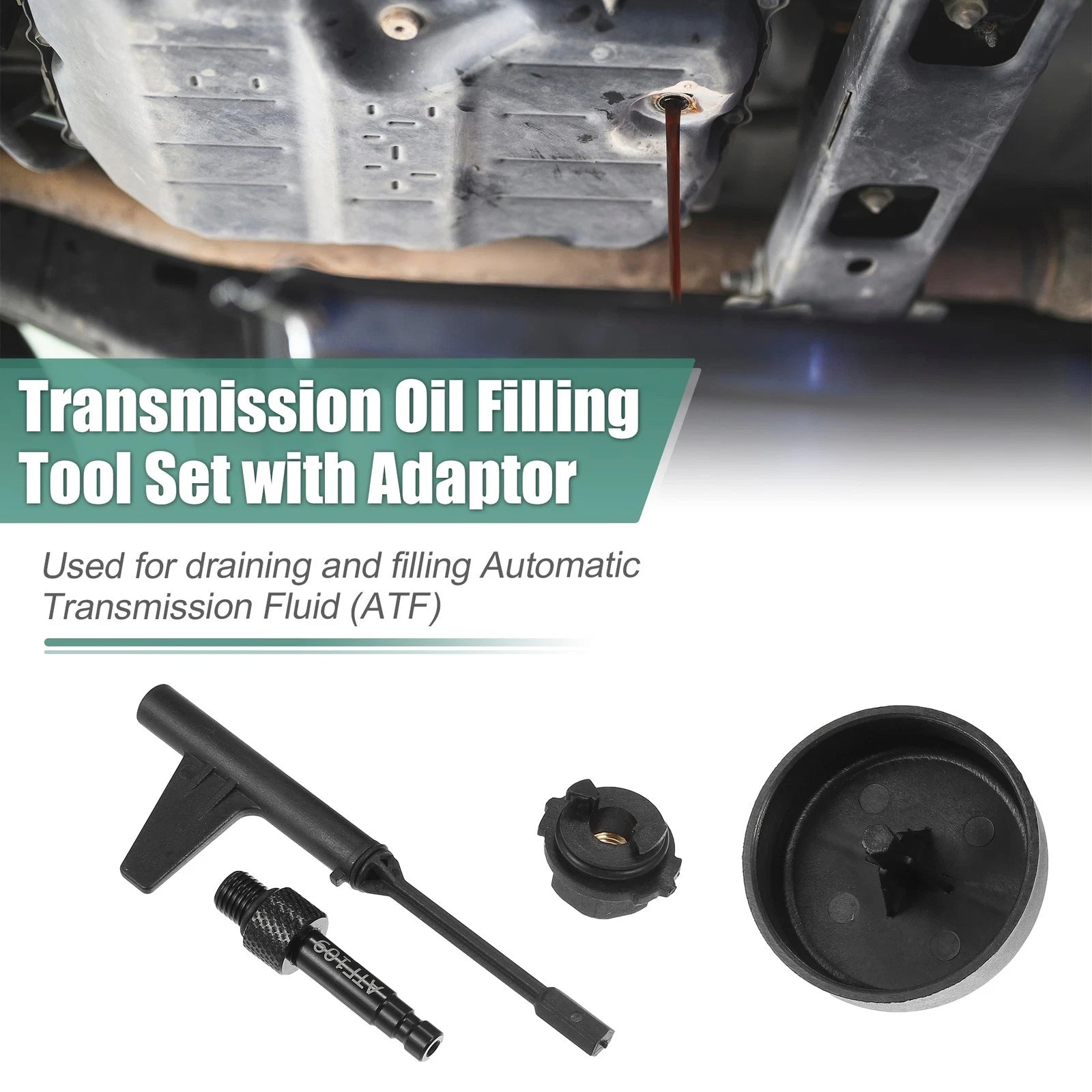 Set of 4 Transmission Oil Drain Tool Adapters for Mercedes (2015–UP) No.W725589009000