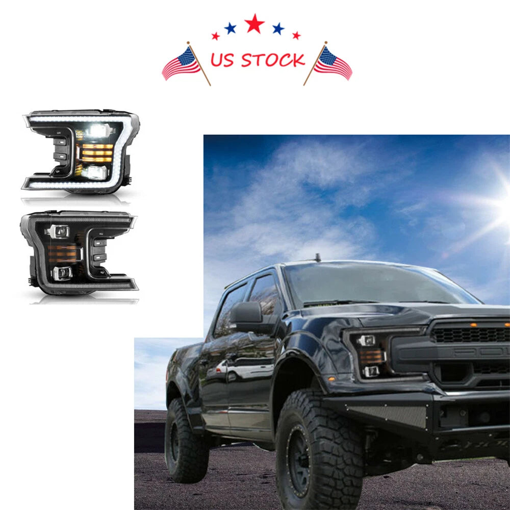 LED Projector Headlights for Ford F150 (2018–2020)
