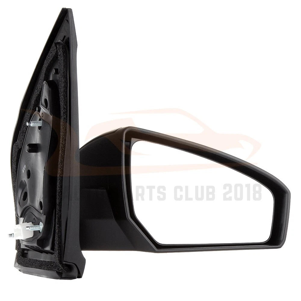 2X Non-Fold Power Towing Mirrors for Nissan Sentra (2007–2012) Black