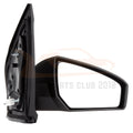 2X Non-Fold Power Towing Mirrors for Nissan Sentra (2007–2012) Black