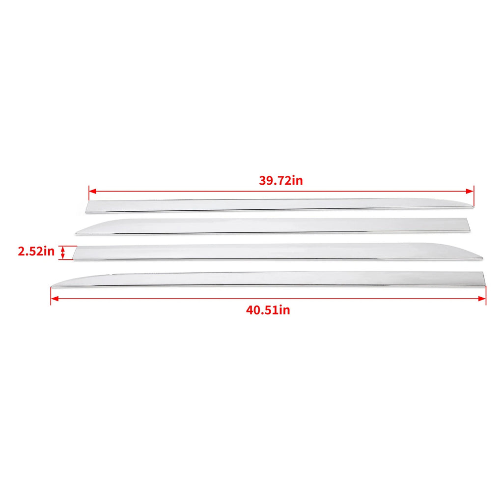 Set of 4 Chrome Trim ABS Molding for Toyota Sienna (2011–2020)