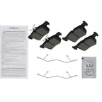 Set of Rear Ceramic Brake Pads for Ford Police Responder Hybrid (2019–2020)