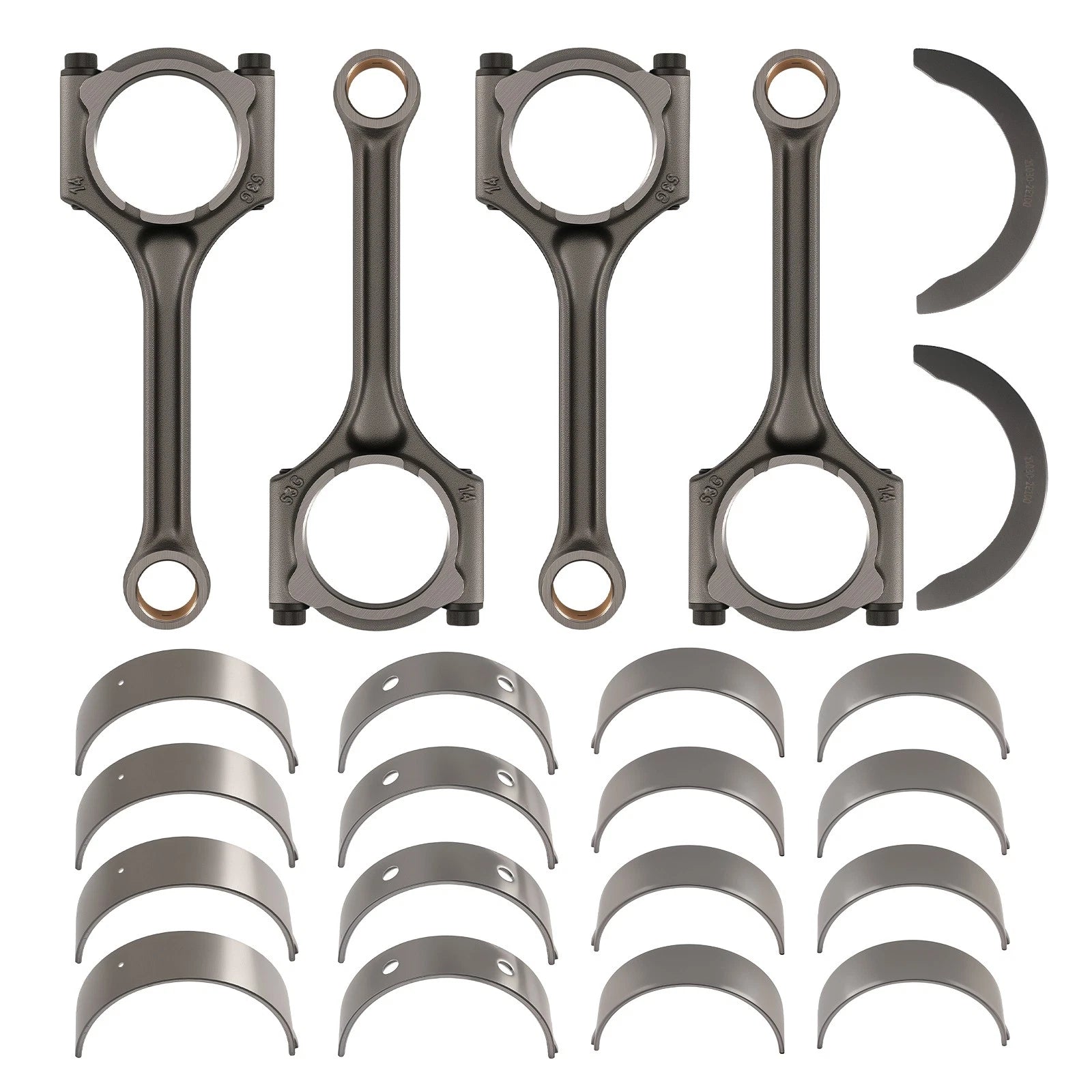 Connecting Rod Bearing Set for Hyundai Elantra Kia Soul 2.0L (2011–2016) 23510-2E001