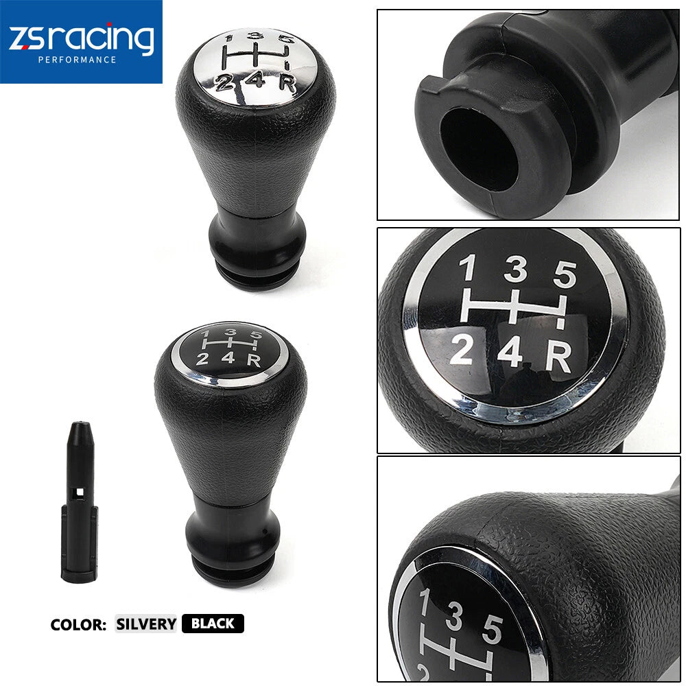 5-Speed Gear Shift Knob for Peugeot 106 206 306 406 107 207 307 308, Citroen C2 C4