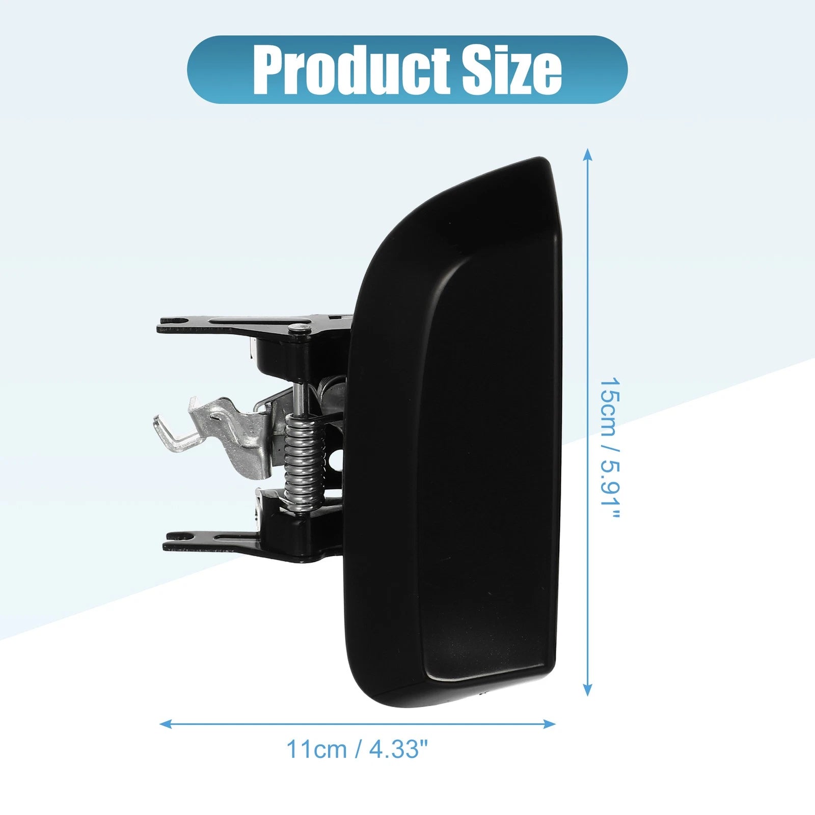 2 Pcs Rear Door Outer Handle for Nissan (82607-EA502, 82606-EA502)