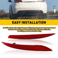 2X Tail Rear Bumper Lights Reflector for Tesla Model Y (2020–2023)