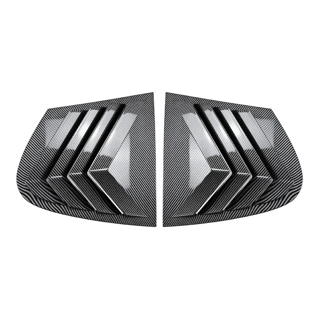 Carbon Look Rear Window Scoop Shutter Vent Covers for BMW 1Series (2005–2011)