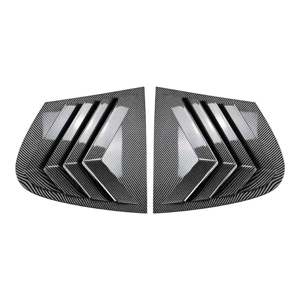 Carbon Look Rear Window Scoop Shutter Vent Covers for BMW 1Series (2005–2011)
