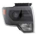 HID Headlight for Ford F150 SVT Raptor (2013–2014) Gray Trim, Passenger Side