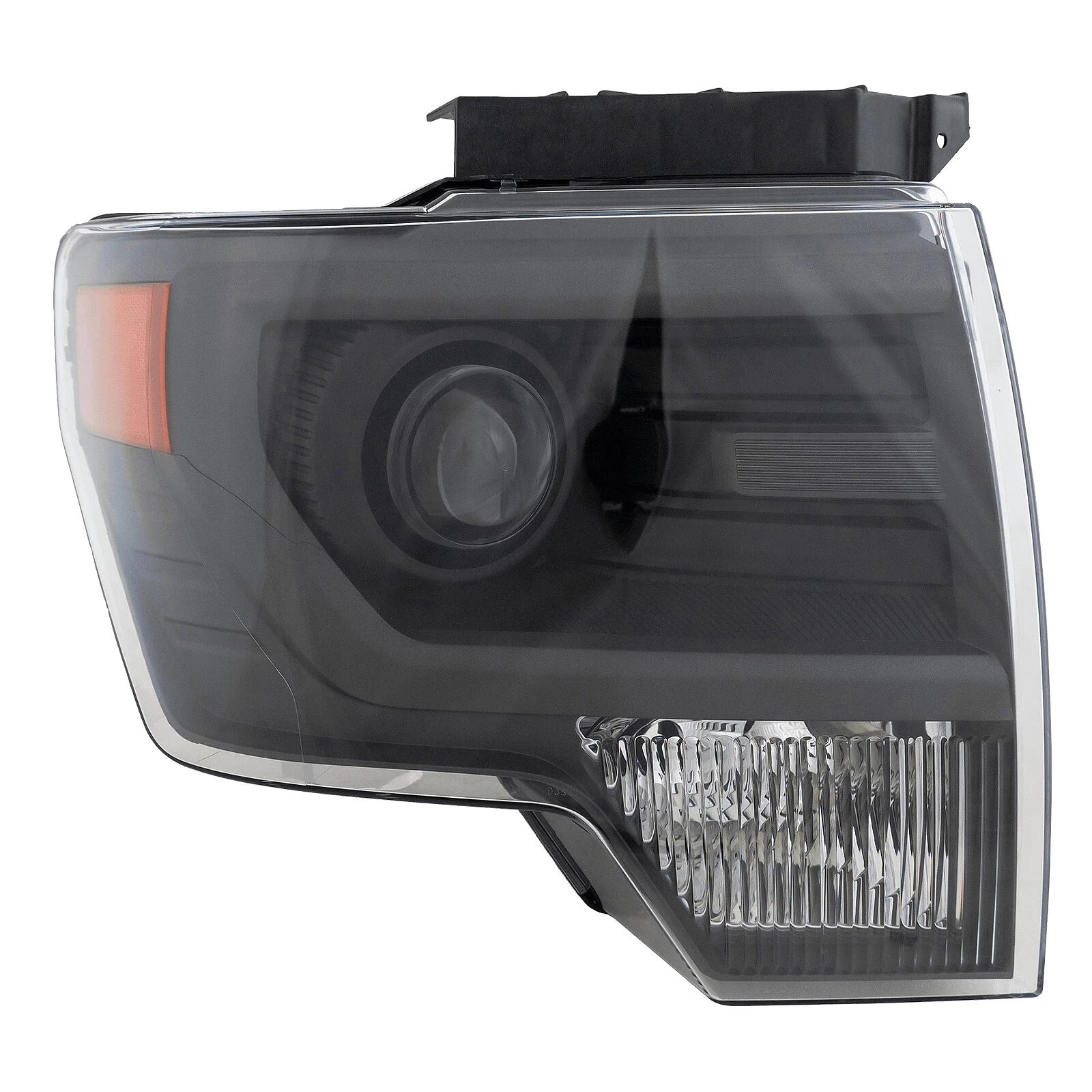 HID Headlight for Ford F150 SVT Raptor (2013–2014) Gray Trim, Passenger Side