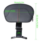 Front Driver Rider Backrest for Harley CVO Touring Road King FLHR (2009–Present)