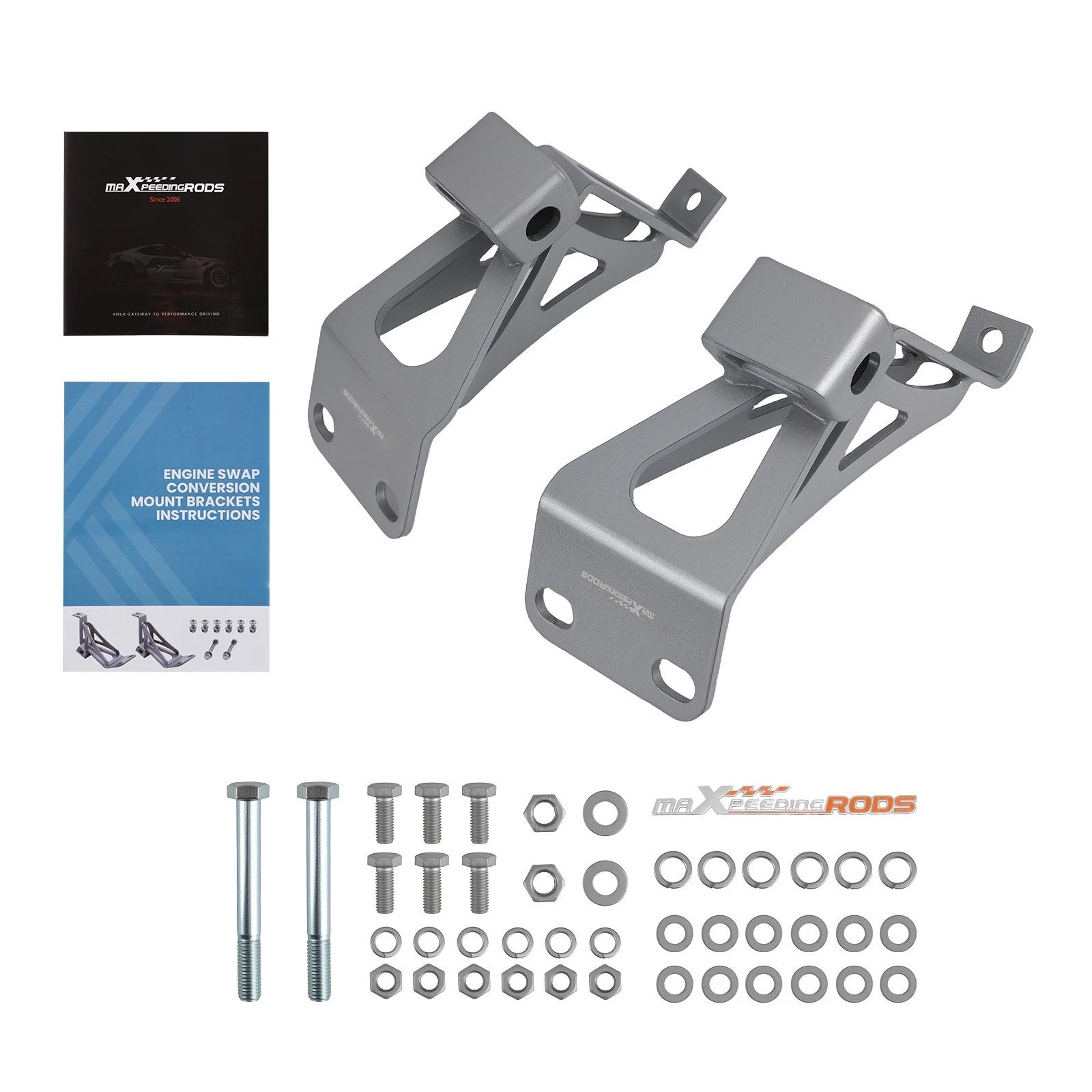 Motor Mount Brackets for Chevy C10 Truck Small Block (1963–1972)