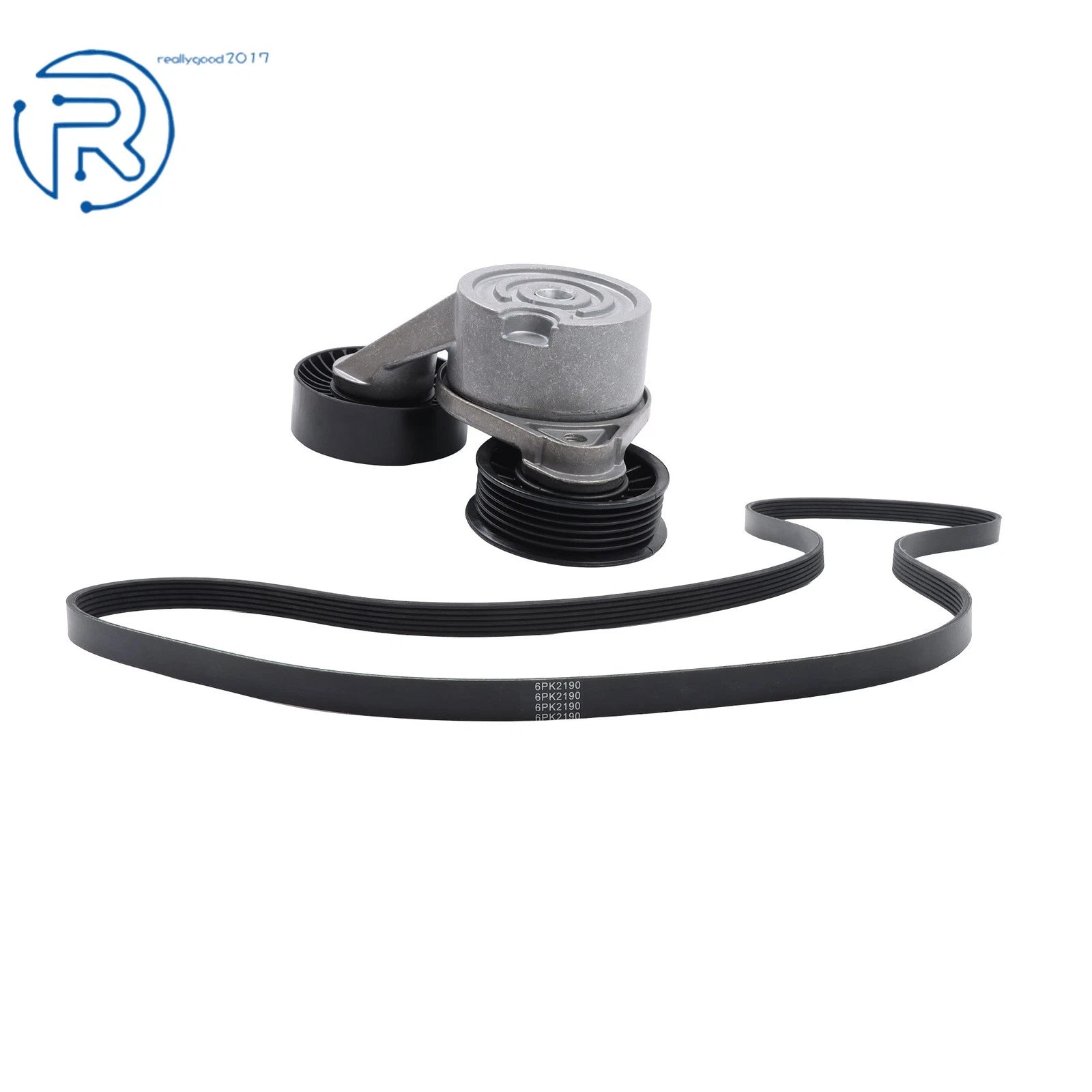 2X Serpentine Belt Drive Component Kit for Jeep Liberty (2002–2006)