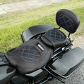 Driver Passenger Seat with Backrest Pad for Harley CVO Road Street Glide (2009–2023)