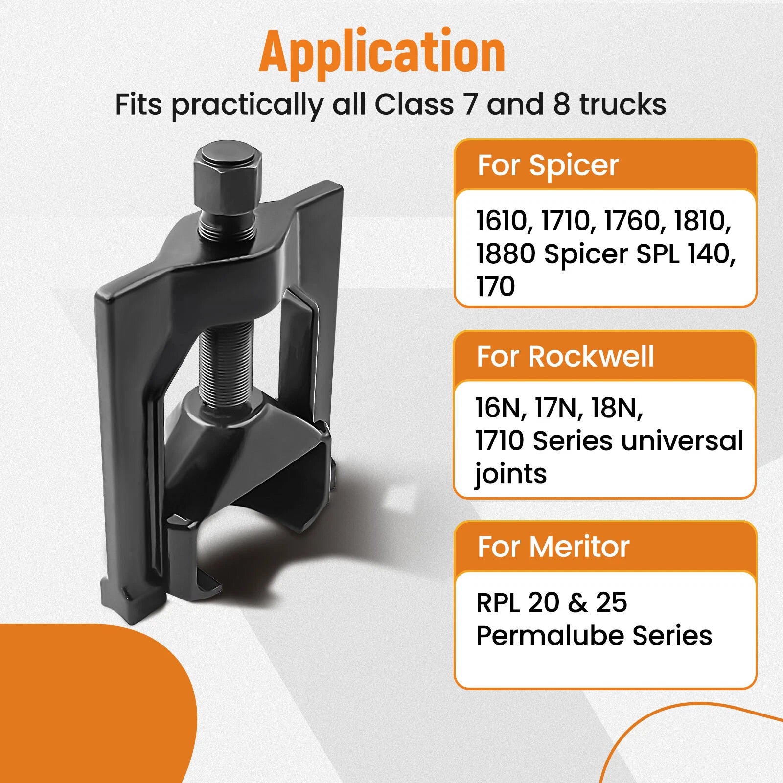U Joint Puller Universal Joint Puller for Class 7-8 U Joint Removal Tool 10105