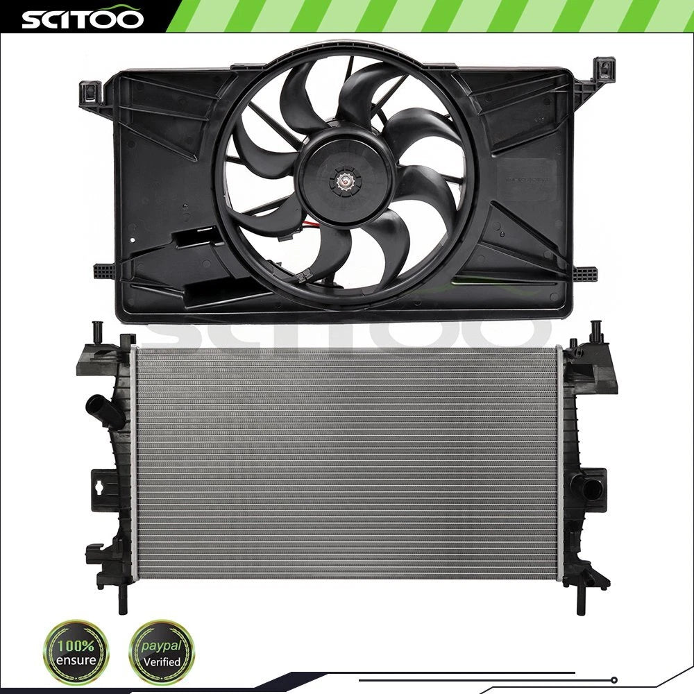 Radiator and Cooling Fan Kit for Ford Focus (2012–2018)