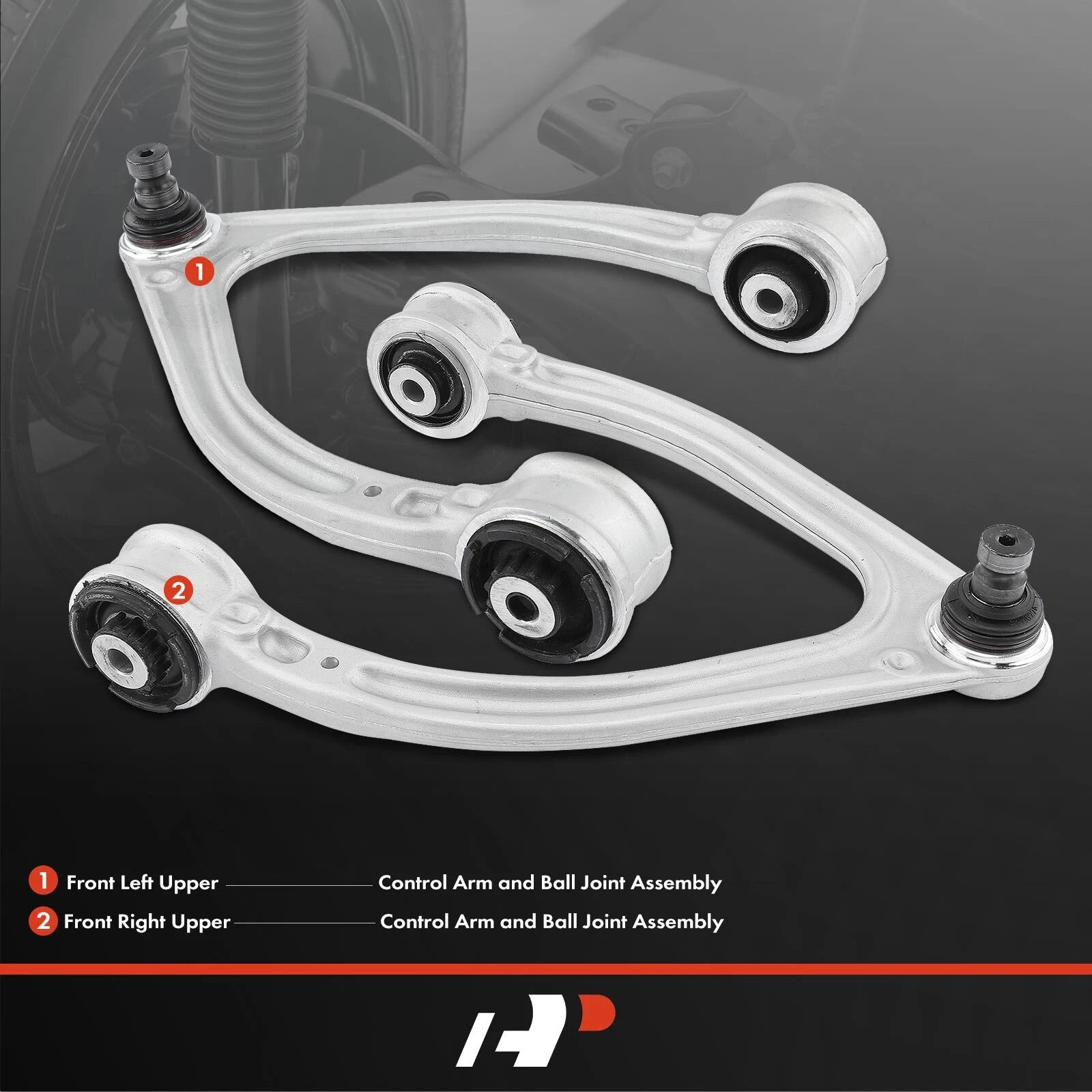 2X Front Upper Control Arm with Ball Joint for Benz W222 S-Class (2014-2020)