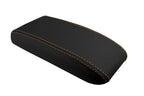 Leather Console Lid Armrest Cover for Toyota 4Runner (1996–2002) Orange Stitch