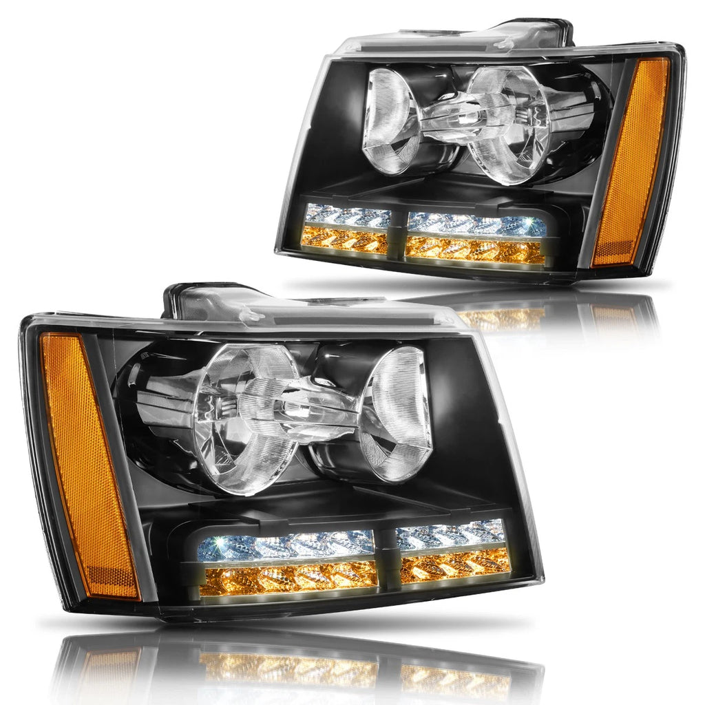LED DRL Turn Signal Headlight for Tahoe/Suburban (2007–2014)