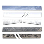 11pc 5 1/2" Rocker Panels for 04-15 Nissan Titan King Cab w/Tool Box
