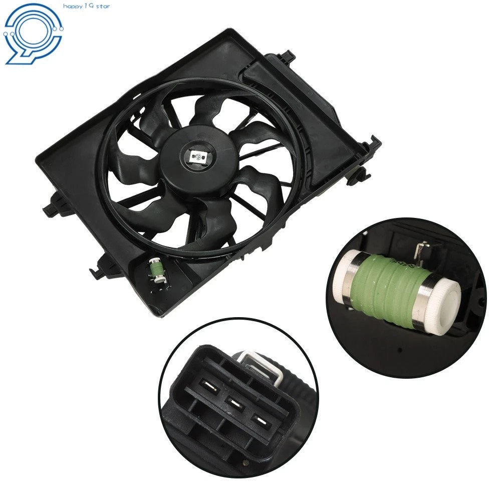 Radiator Cooling Fan for Hyundai Accent, Kia Rio (2018-2022)
