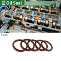 Set of 5 Oil Seal Rotary Shaft Seal FKM Rubber 50x60x5.5mm