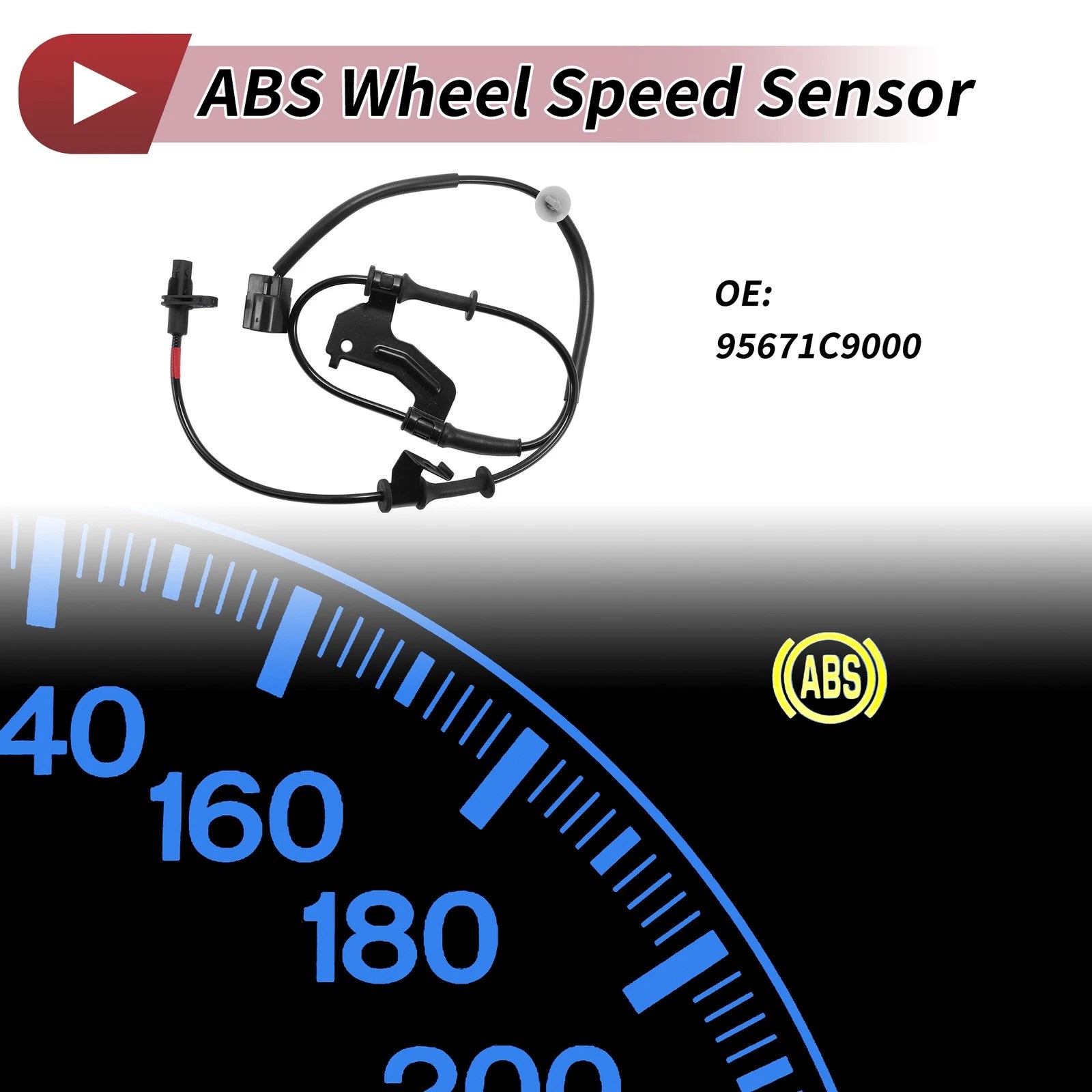 ABS Wheel Speed Sensor No. 95671C9000 for Hyundai IX25 (2014–2015)