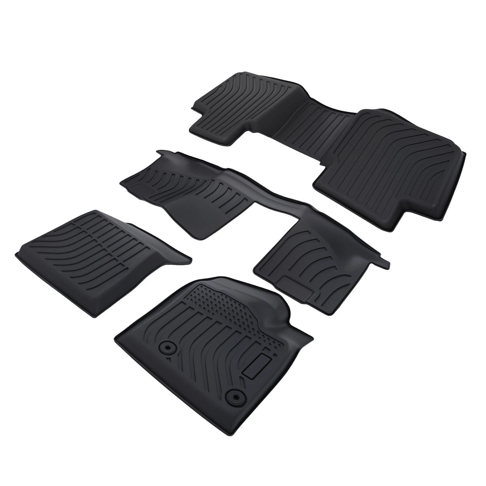 Set of 2 Waterproof TPE Floor Mats for Mitsubishi Outlander (2022–2025)