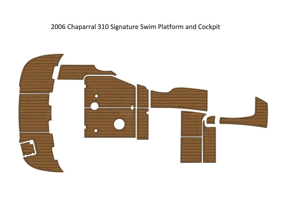 EVA Foam Teak Floor Pad for Chaparral 310 Signature (2006)
